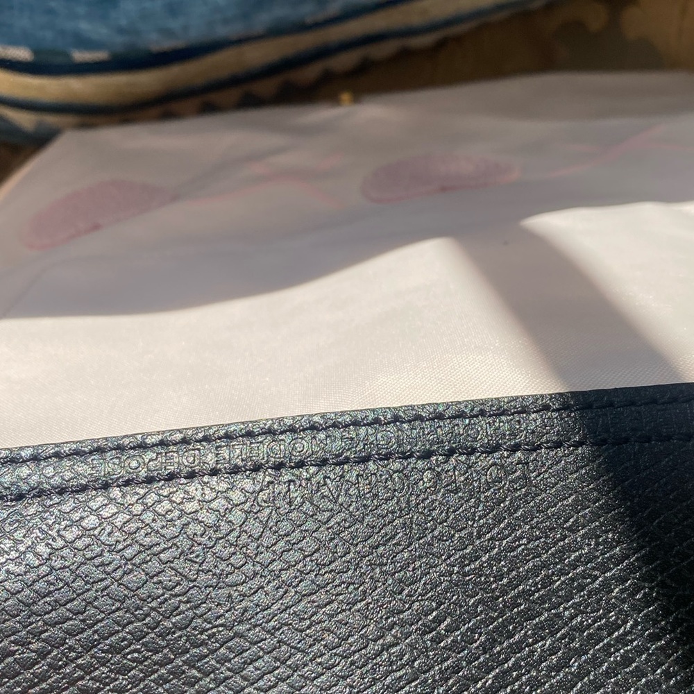 Longchamp Le Pliage Large Blush Pink Black Trim | Made in France | Rare Script - Picture 7 of 10